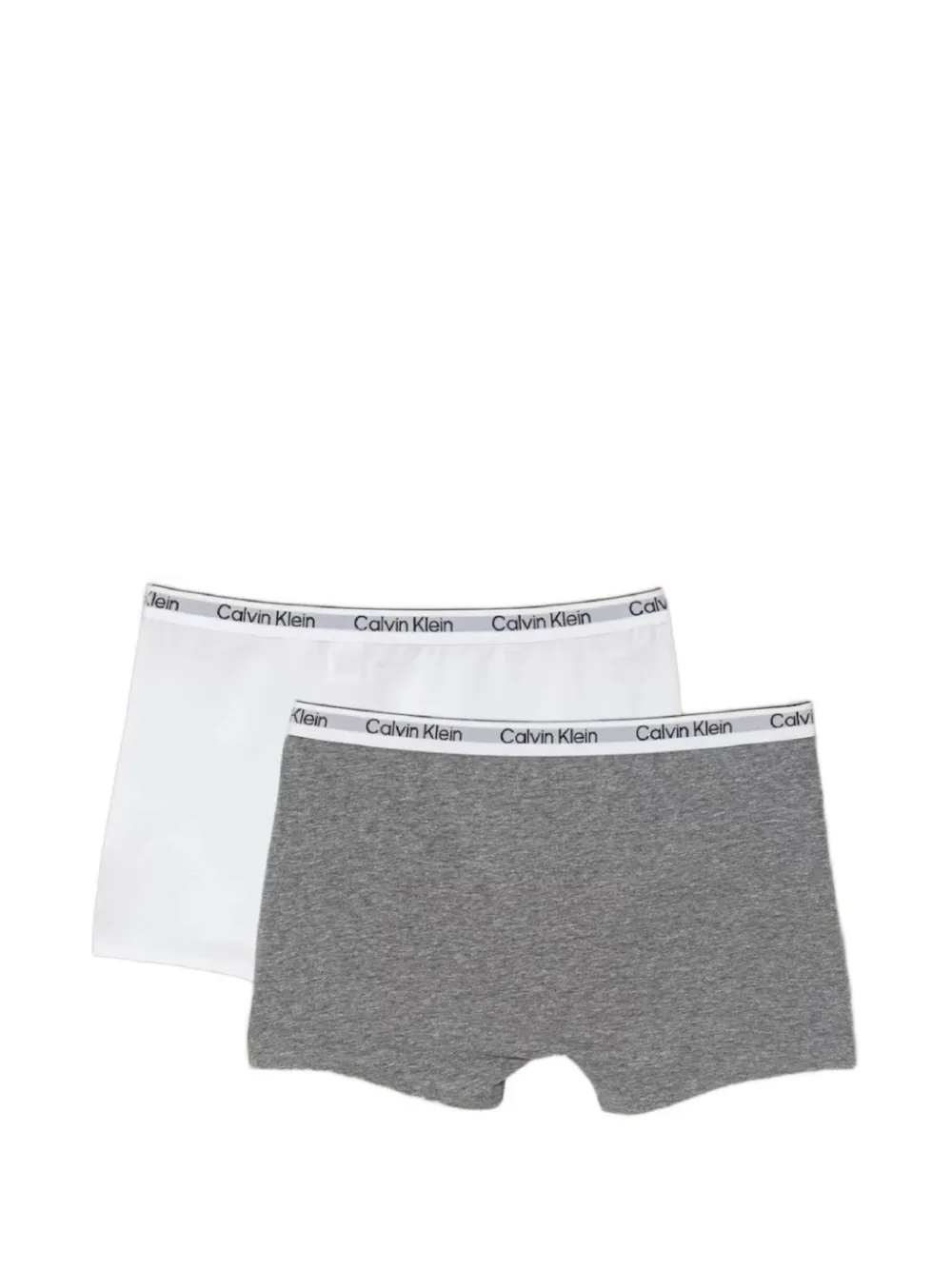 Calvin Klein Kids Drie boxershorts met logoband Grijs