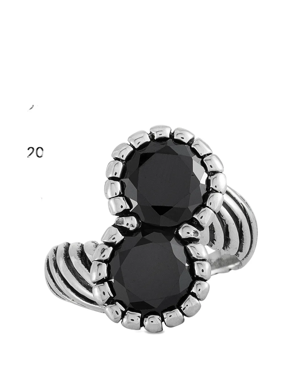 King Baby twisted ring - Argento