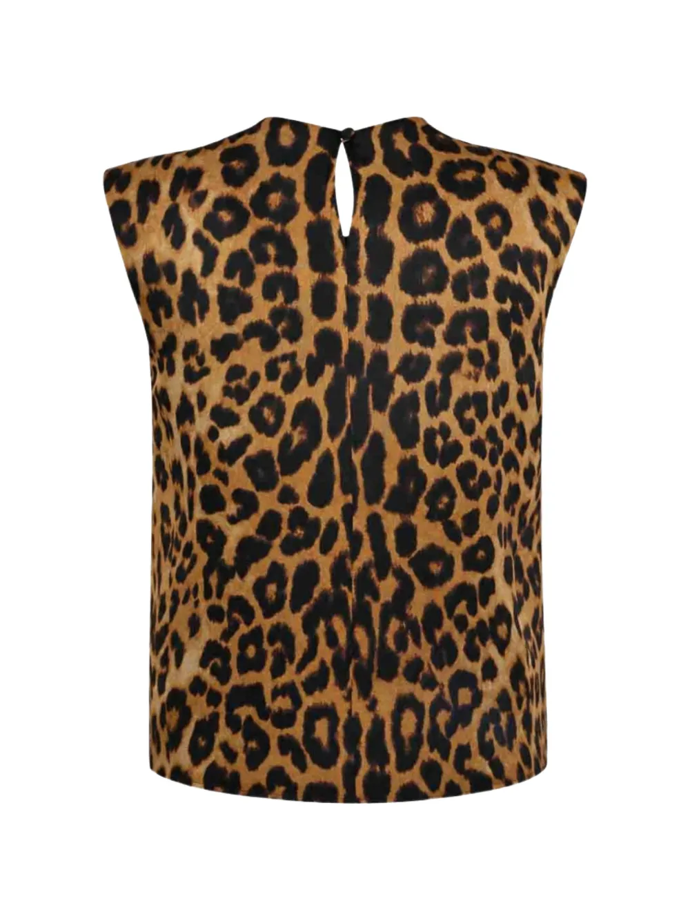 Alberta Ferretti Top met luipaardprint Bruin