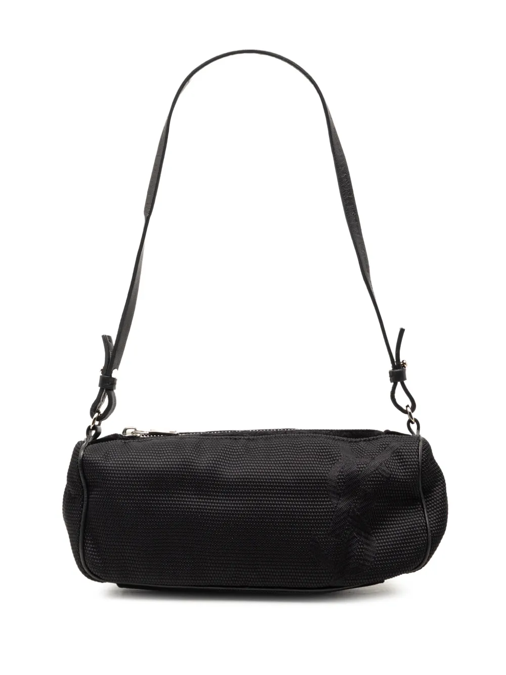 Saint Laurent Pre-Owned 2000-2012 Nylon Logo shoulder bag - Black
