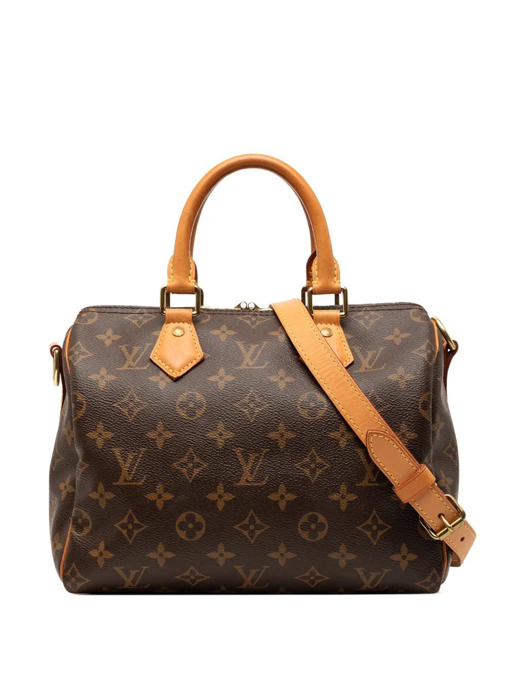 Louis Vuitton Pre-Owned 2019 Monogram Speedy Bandouliere 25 satchel - Marrone