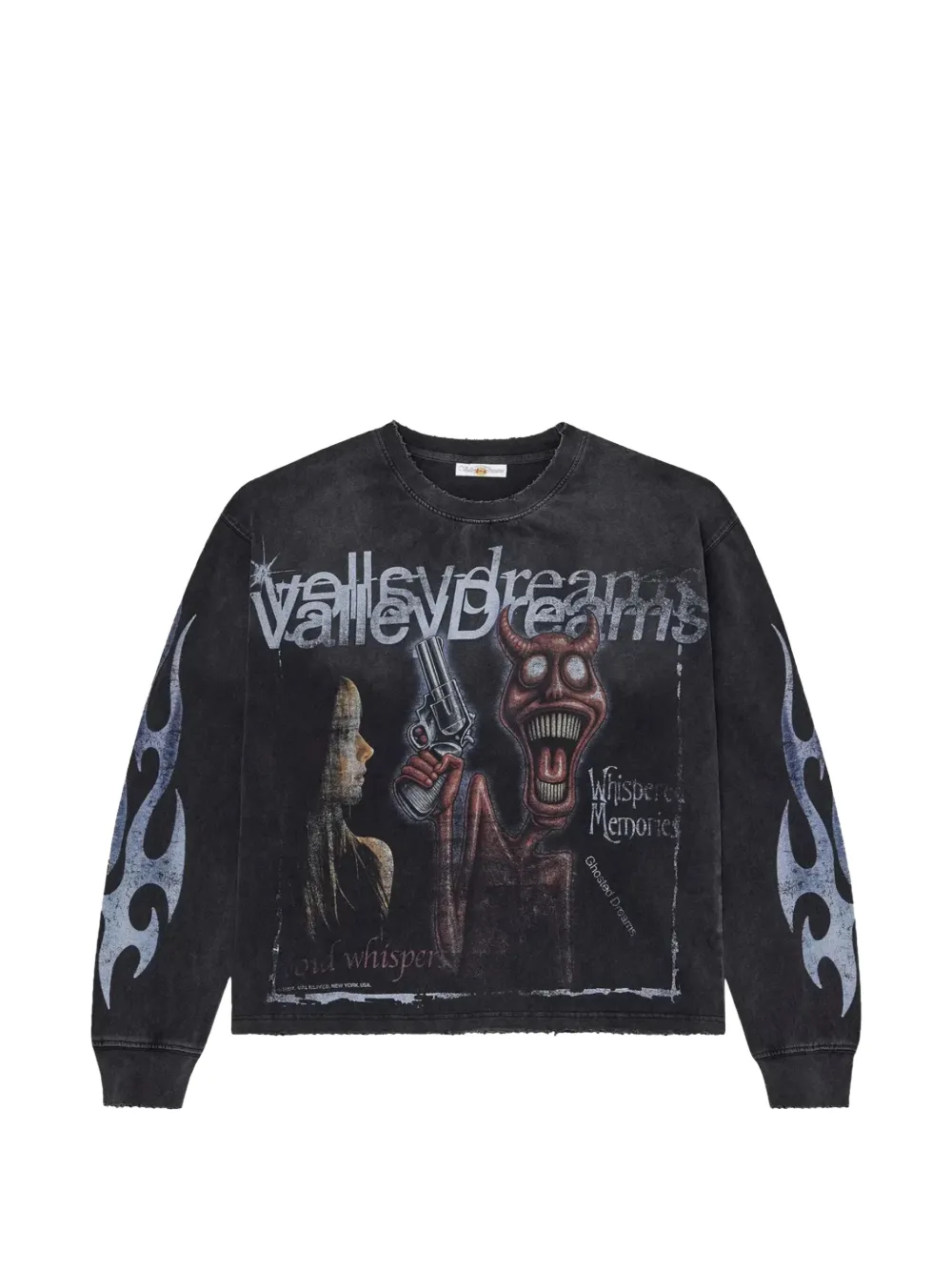 Vale Psychopath long-sleeve sweatshirt - Nero