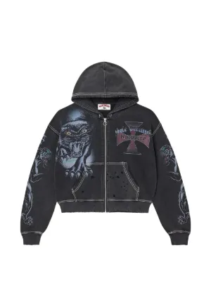 Vale Forever Sunny patch-detail Hoodie | Grey | FARFETCH