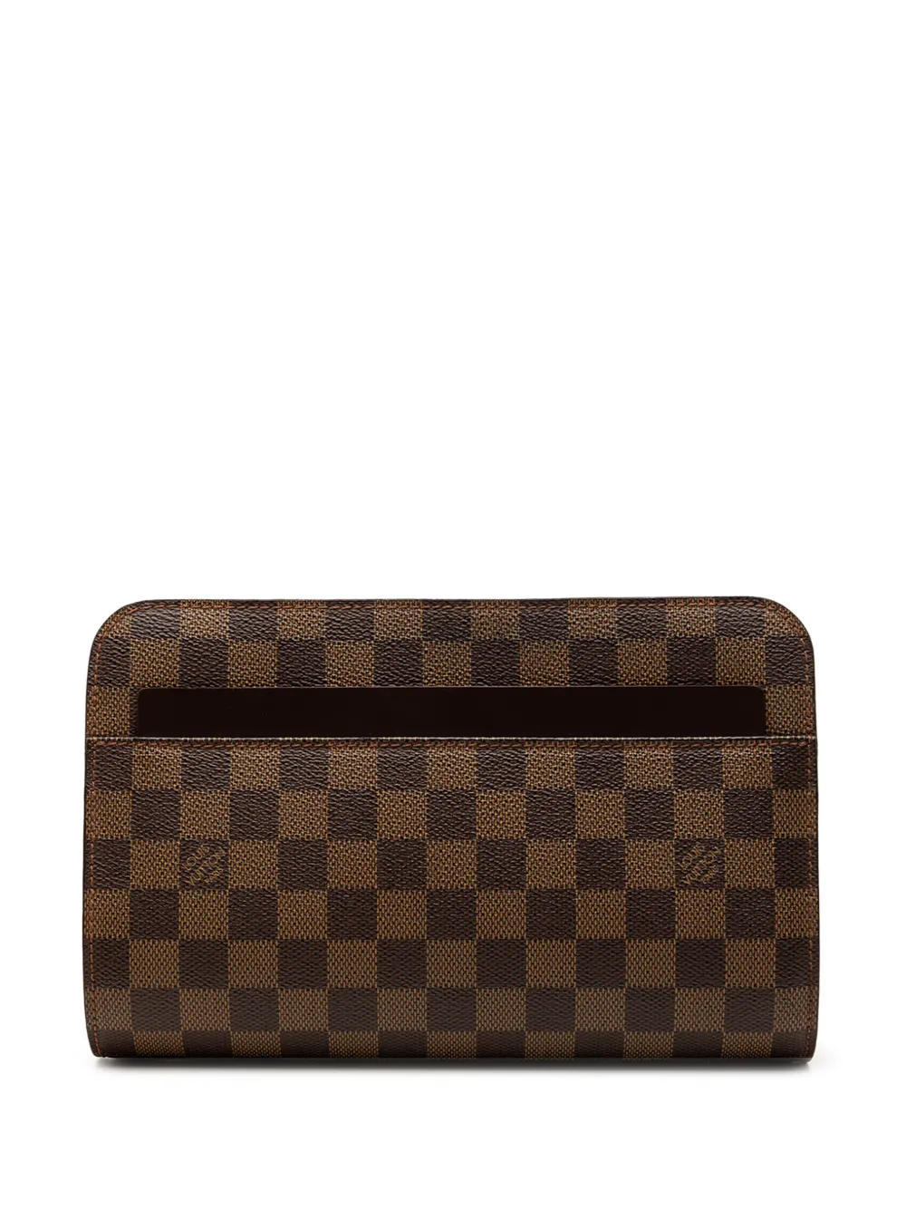 Louis Vuitton Pre-Owned 2005 Damier Ebene Saint Louis Pochette clutch bag - Marrone