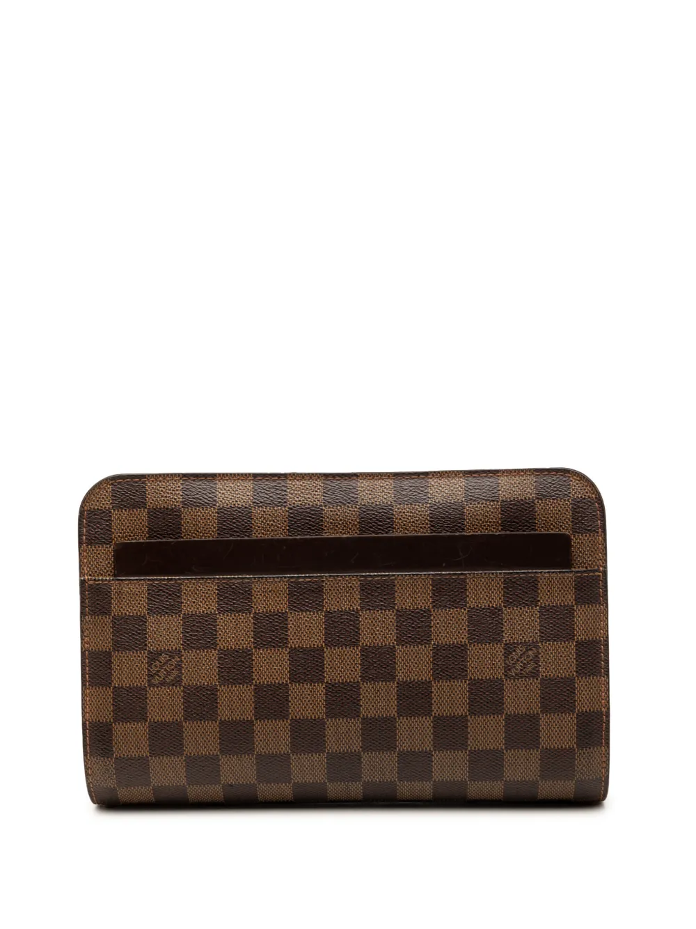 Louis Vuitton Pre-Owned 2004 Damier Ebene Saint Louis Pochette clutch bag - Braun