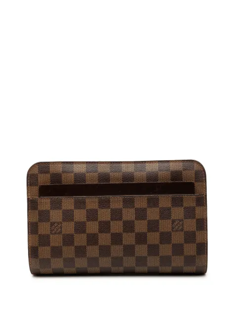 Louis Vuitton Pre-Owned Clutch Saint Louis in tela Damier Ebène 2004