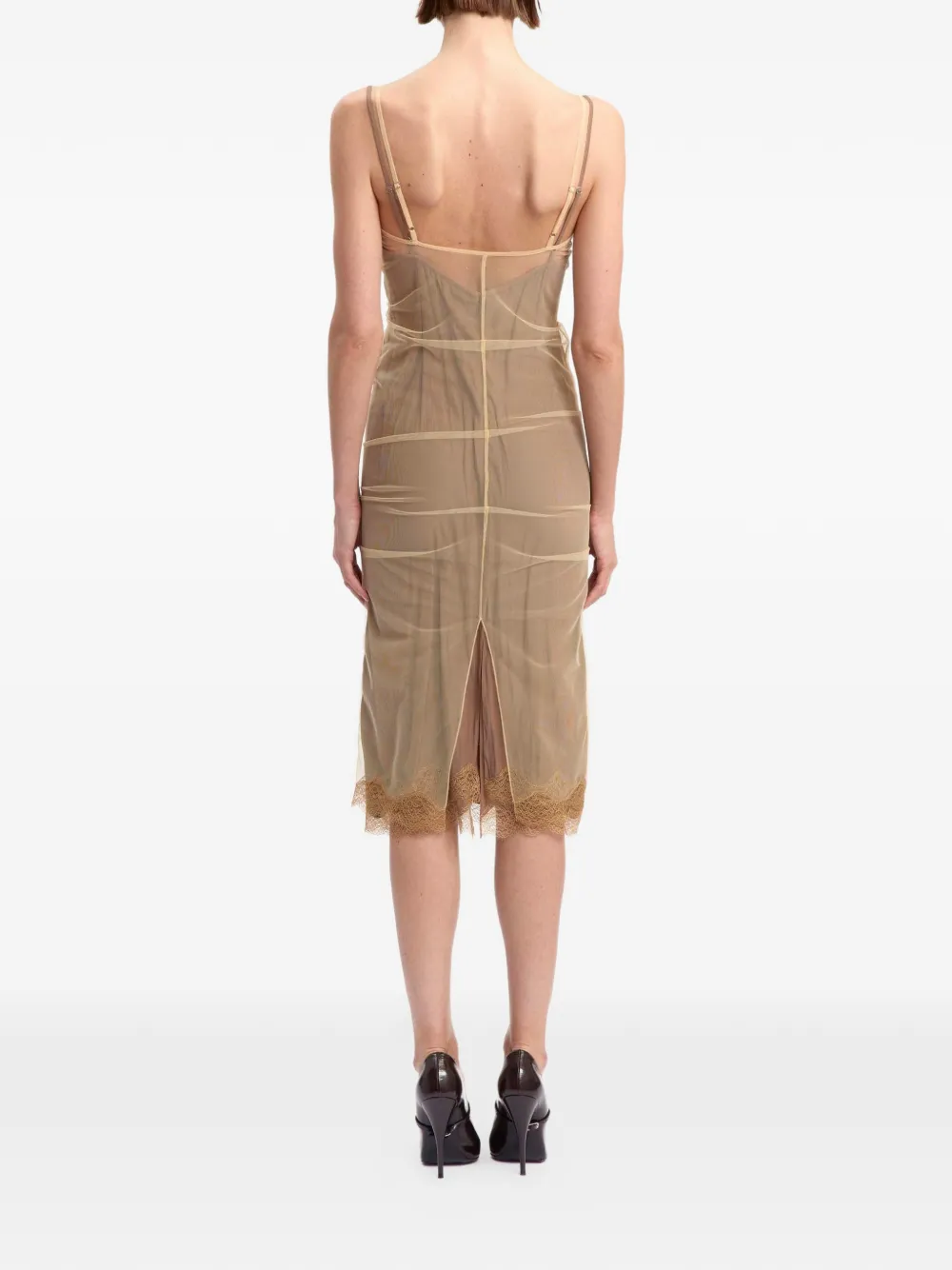 16Arlington Midi-jurk Beige