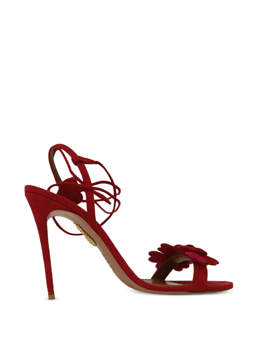 Aquazzura Happy Hearts strappy sandals - Rot
