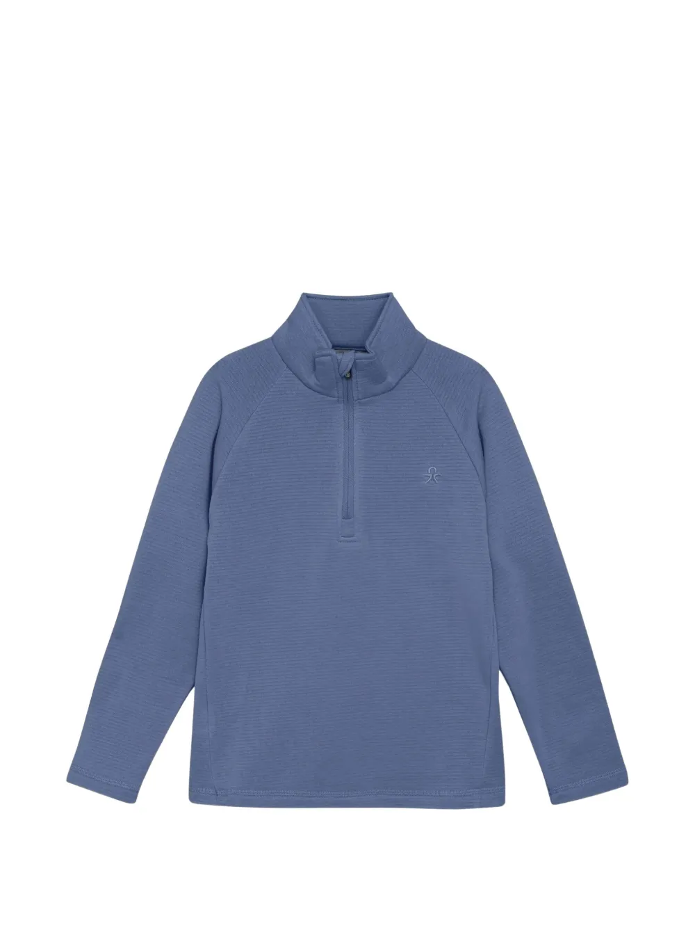 COLOR KIDS ribbed raglan-sleeve sweater - Blu