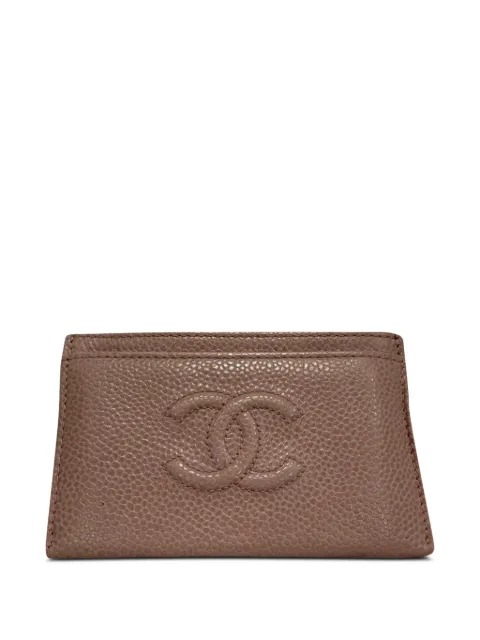 CHANEL Pre-Owned CC emblem card holder