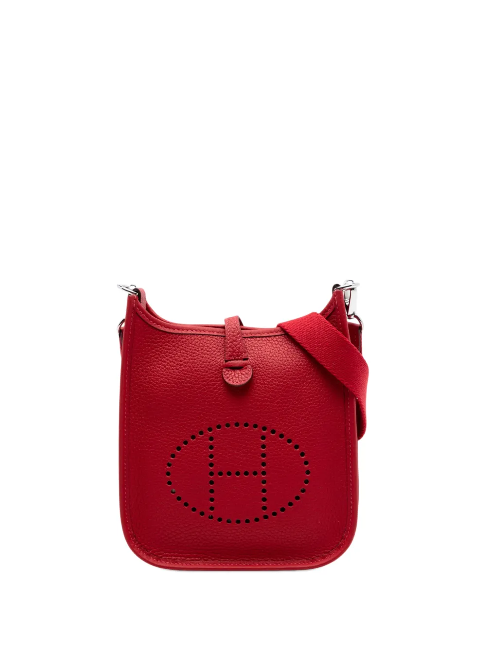 Hermès Pre-Owned 2023 Clemence Evelyne I TPM crossbody bag - Rot