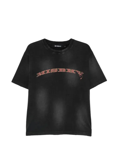 MISBHV faded logo-print T-shirt
