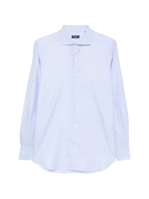 Finamore 1925 Napoli spread-collar button-up shirt