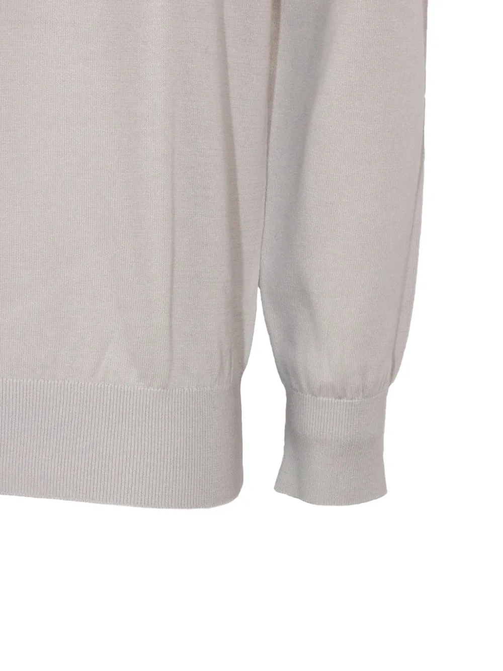 Kangra Trui met geribbelde afwerking Beige