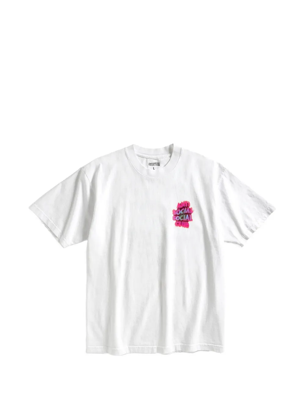 Anti Social Social Club Thermal Flame T-shirt - Bianco