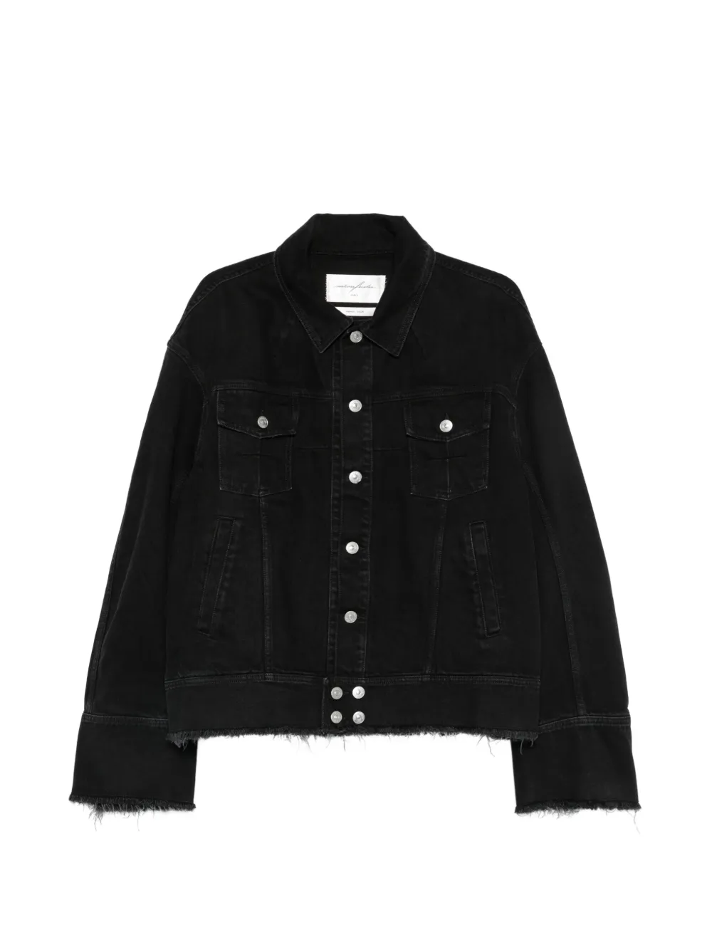 Matières Fécales Giacca denim Pierre M. - Nero