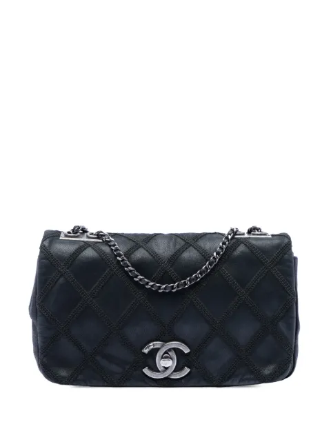 CHANEL Pre-Owned 2012-2013 Small Iridescent Calfskin Diamond Stitch Chain Flap shoulder bag