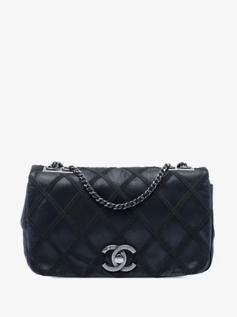 CHANEL Pre-Owned 2012-2013 Small Iridescent Calfskin Diamond Stitch Chain Flap shoulder bag