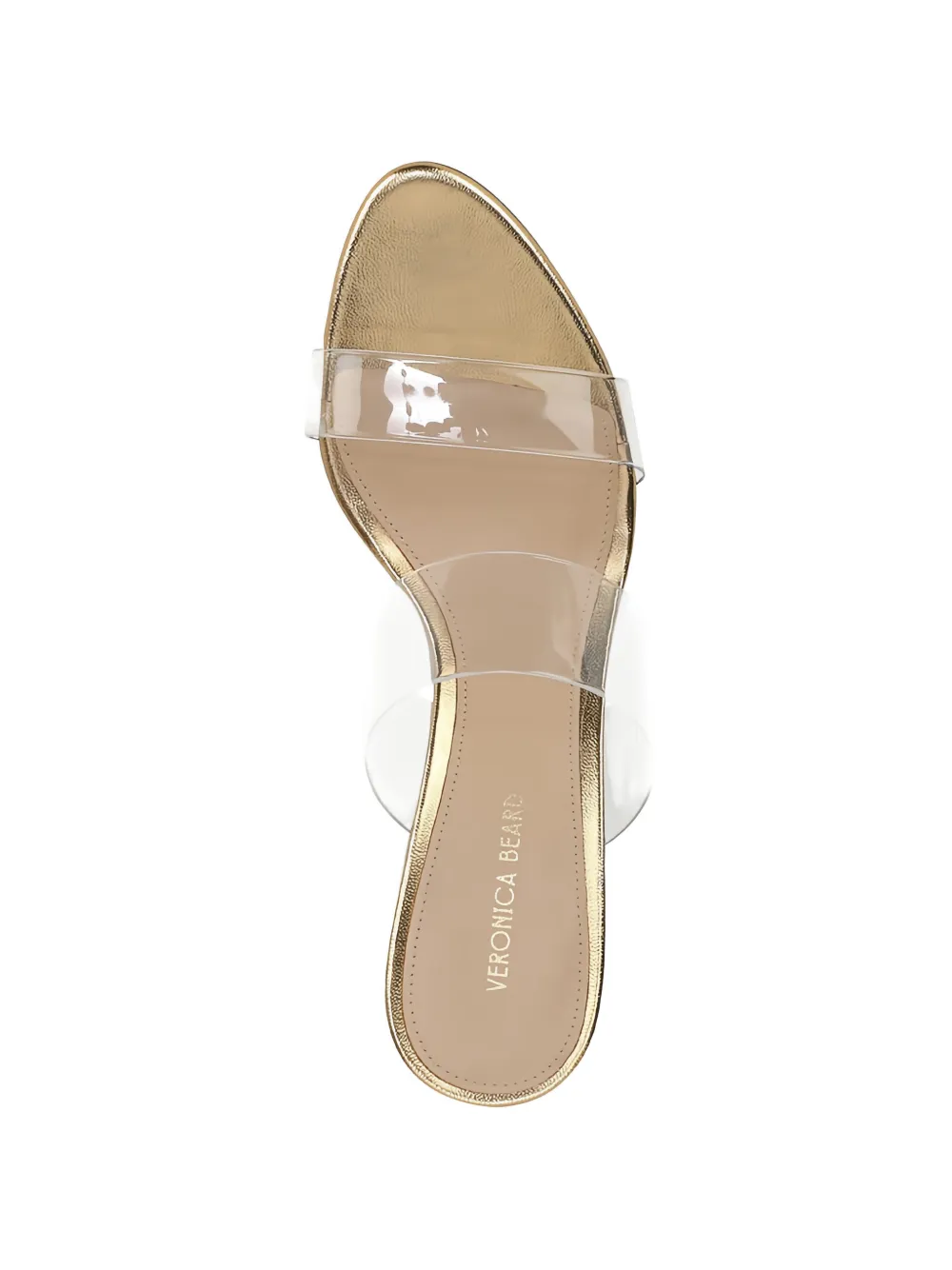 Veronica Beard Asha sandalen met doorzichtig bandje Goud