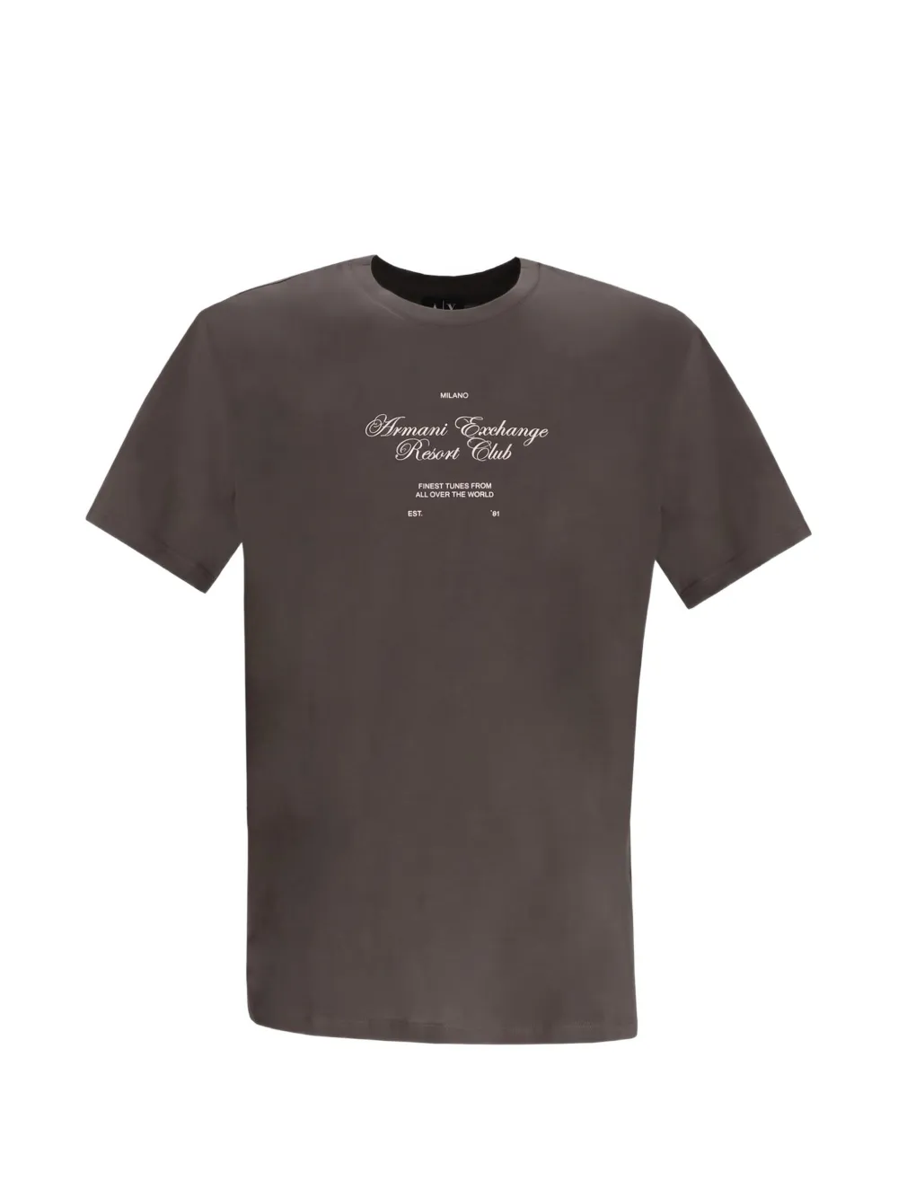 Armani Exchange logo-print T-shirt - Grigio