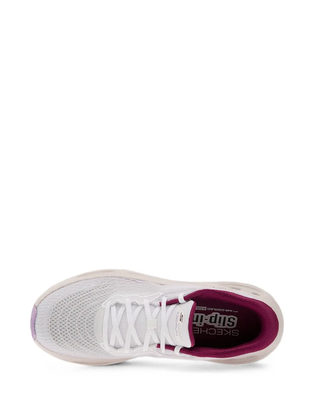 Skechers Slip-on sneakers met mesh-textuur Wit