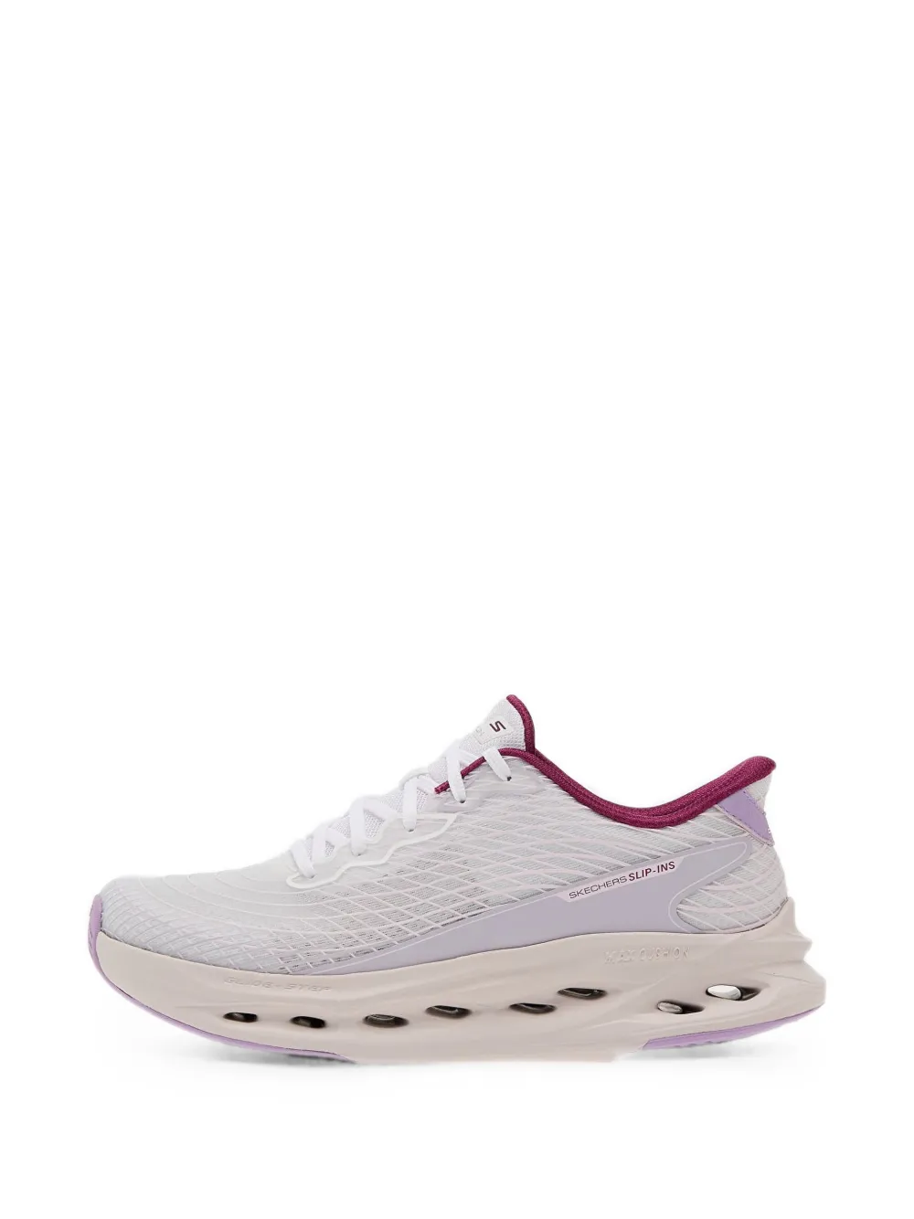 Skechers Slip-on sneakers met mesh-textuur Wit