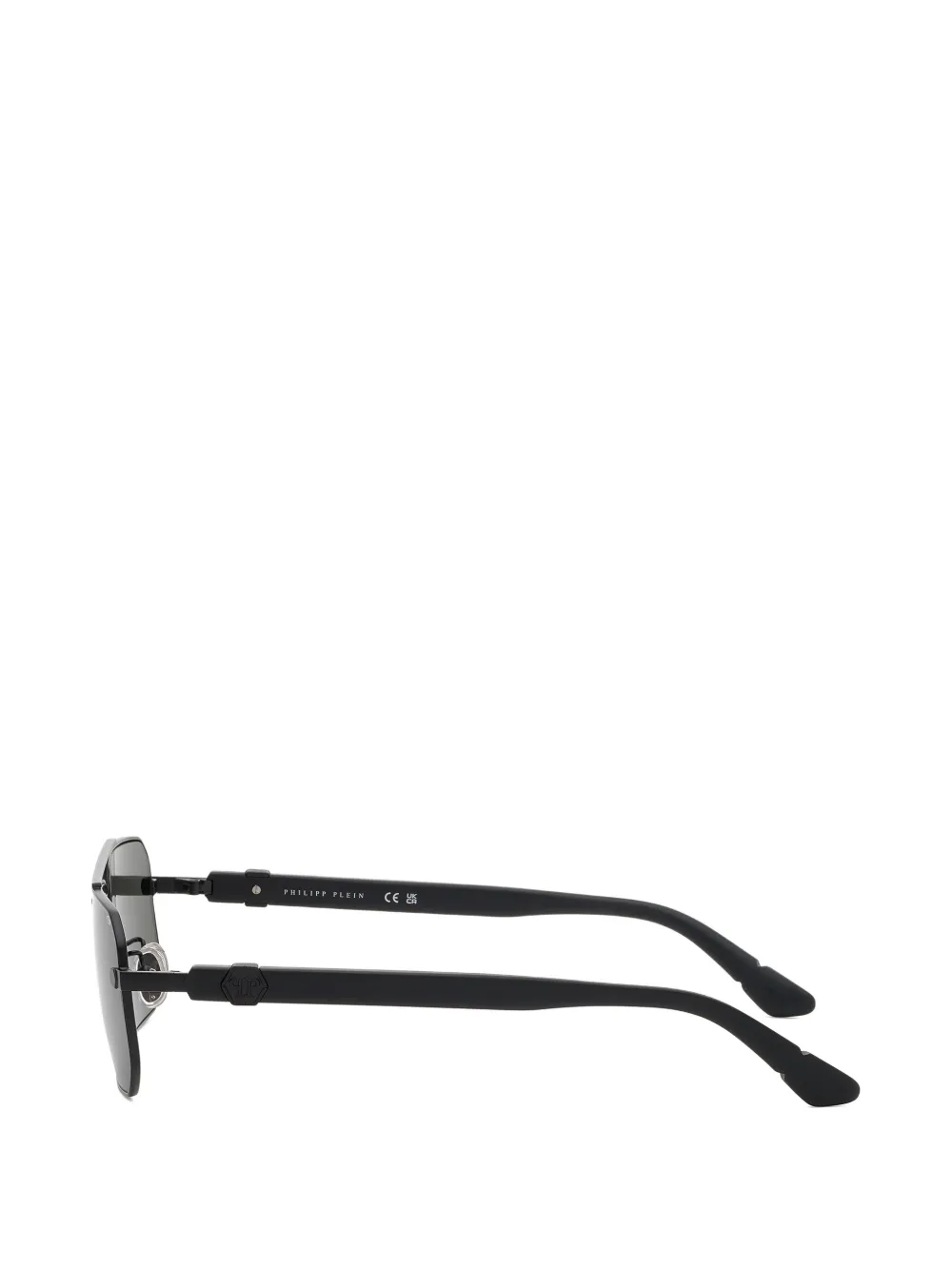 Philipp Plein Eyewear Zonnebril met piloten montuur Zwart