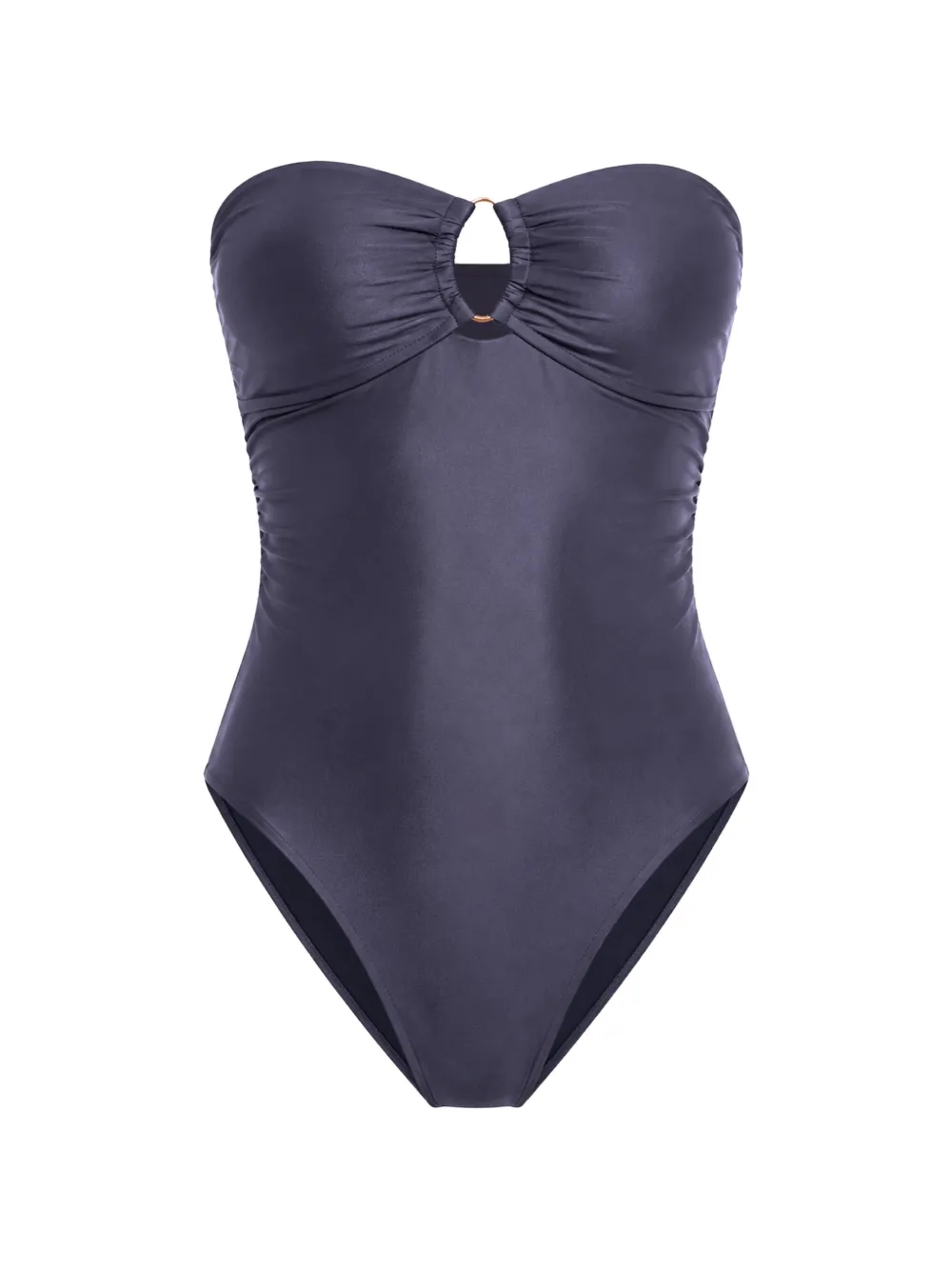 Seafolly ring-front bandeau swimsuit - Blu