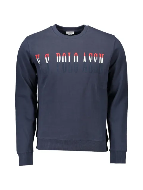 U.S. POLO ASSN. suéter con logo y cuello redondo