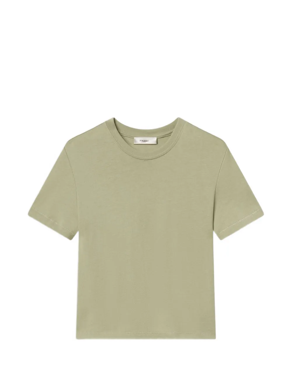 FRAME crew-neck short-sleeve T-shirt - Grün
