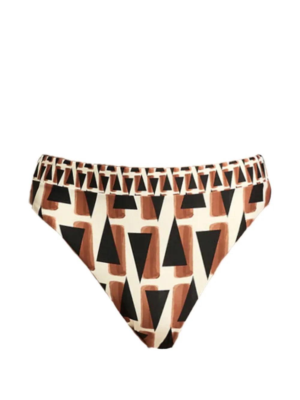 Seafolly geometric-print bikini bottoms - Nero