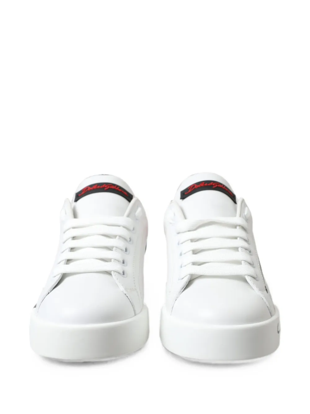 Dolce & Gabbana logo-print lace-up sneakers Wit