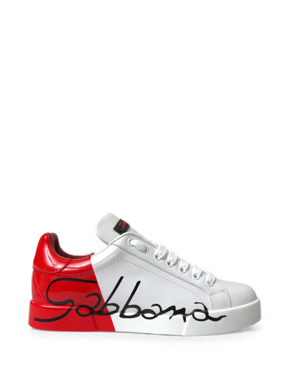Dolce & Gabbana logo-print lace-up sneakers - Weiß