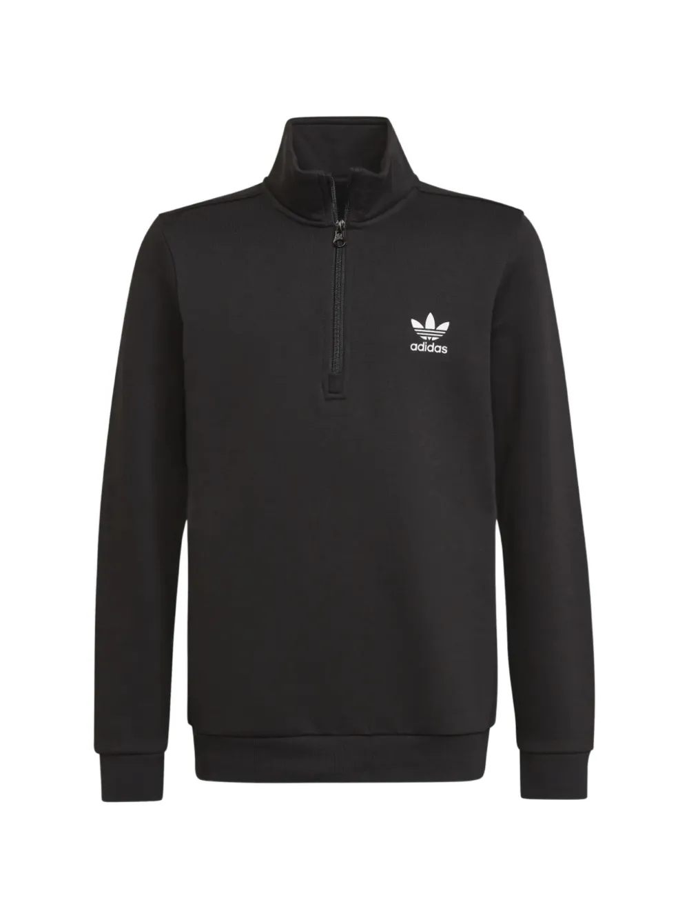 adidas Kids logo-print high-neck sweatshirt - Nero