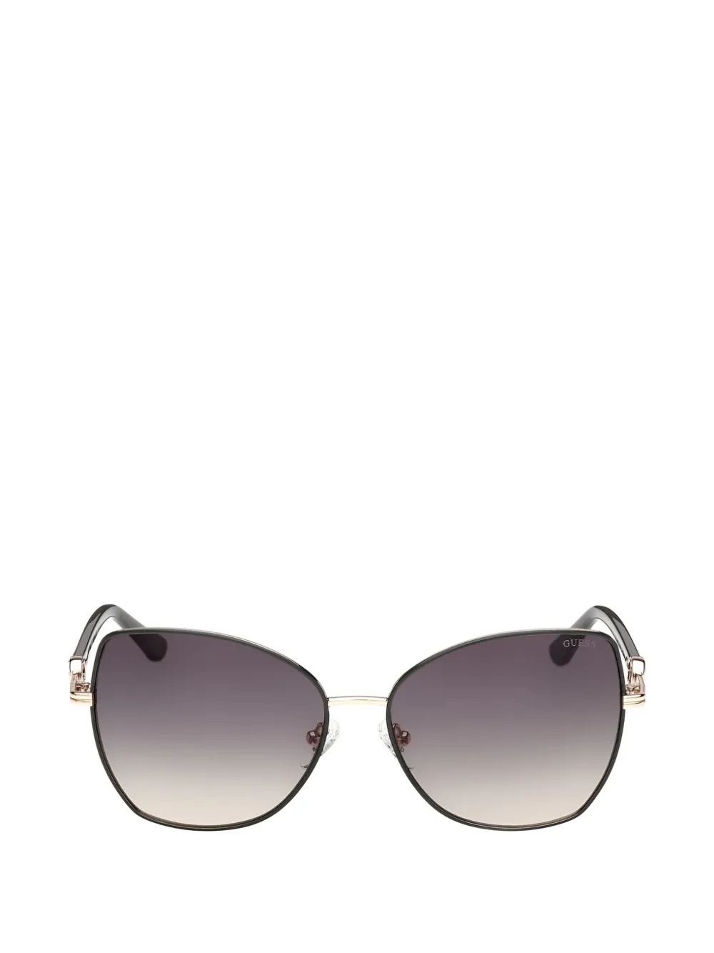 GUESS EYEWEAR geometric-frame sunglasses - Gold
