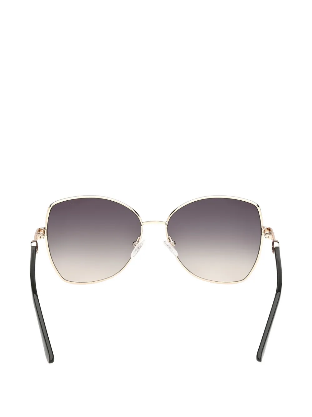GUESS EYEWEAR Zonnebril met geometrisch montuur Goud
