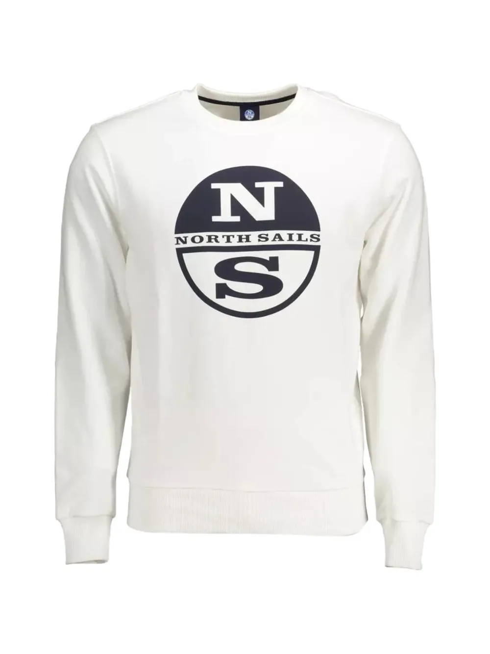 North Sails Sweatshirt mit Logo-Print - Weiß