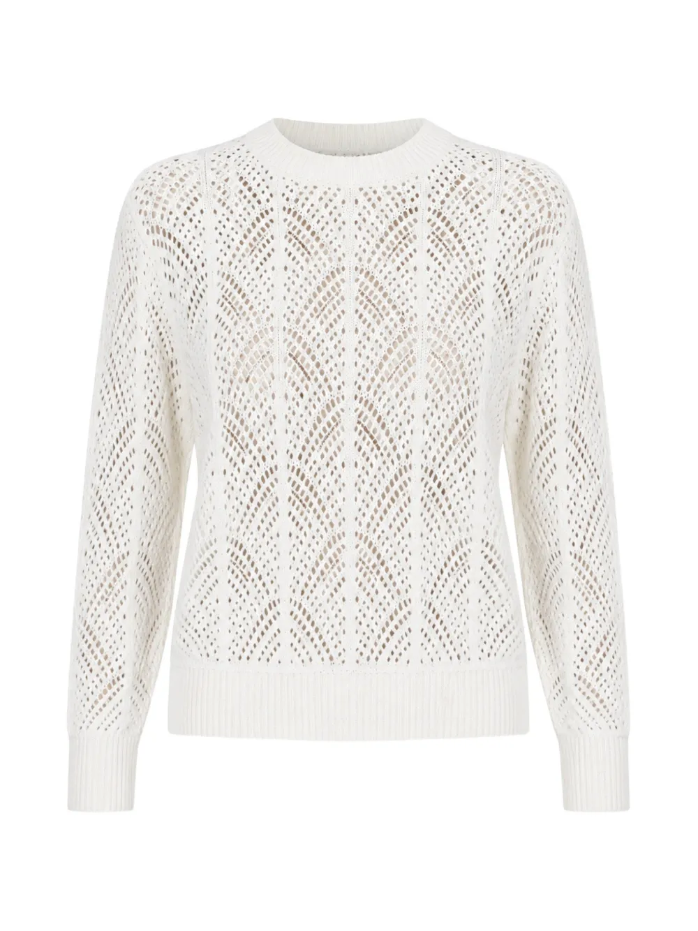 Alice Archer geometric-pattern sweater - Bianco