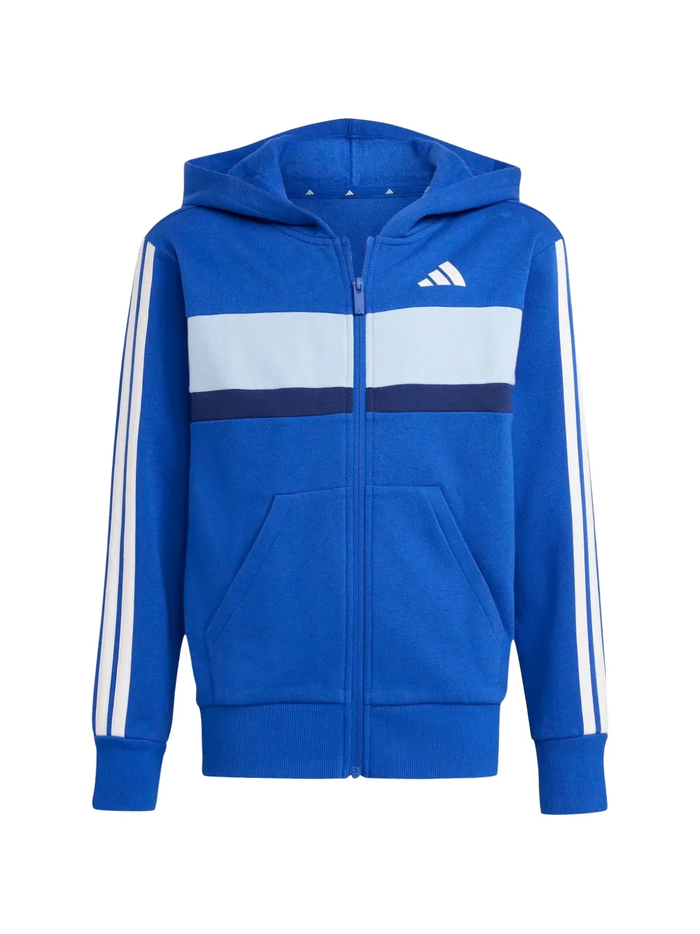 adidas Kids Gestreept trainingspak met logodetail Blauw