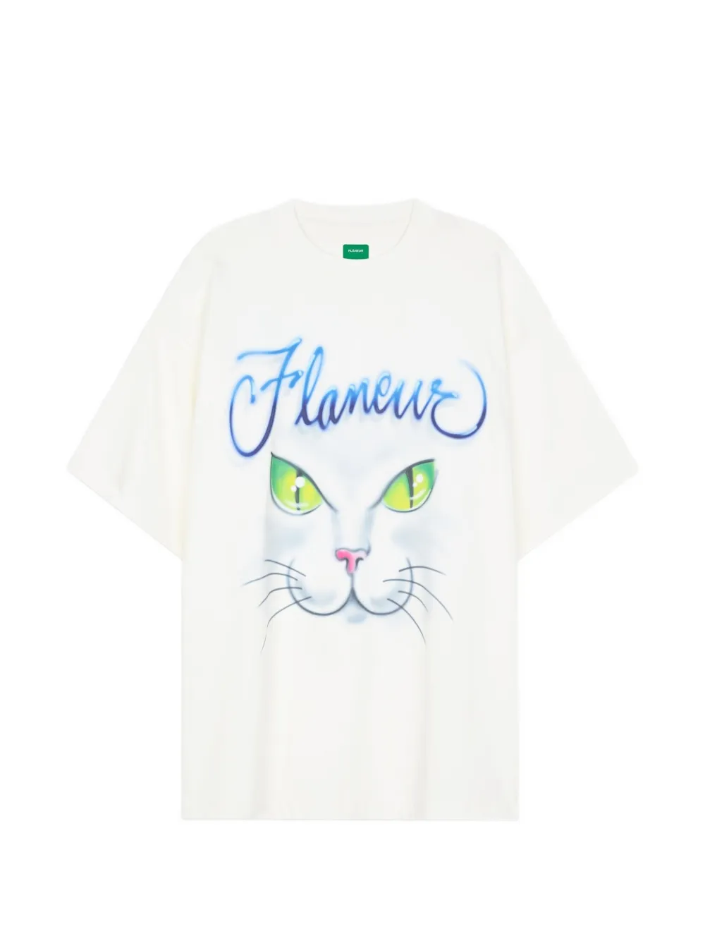 FLÂNEUR graphic-print T-shirt - Bianco