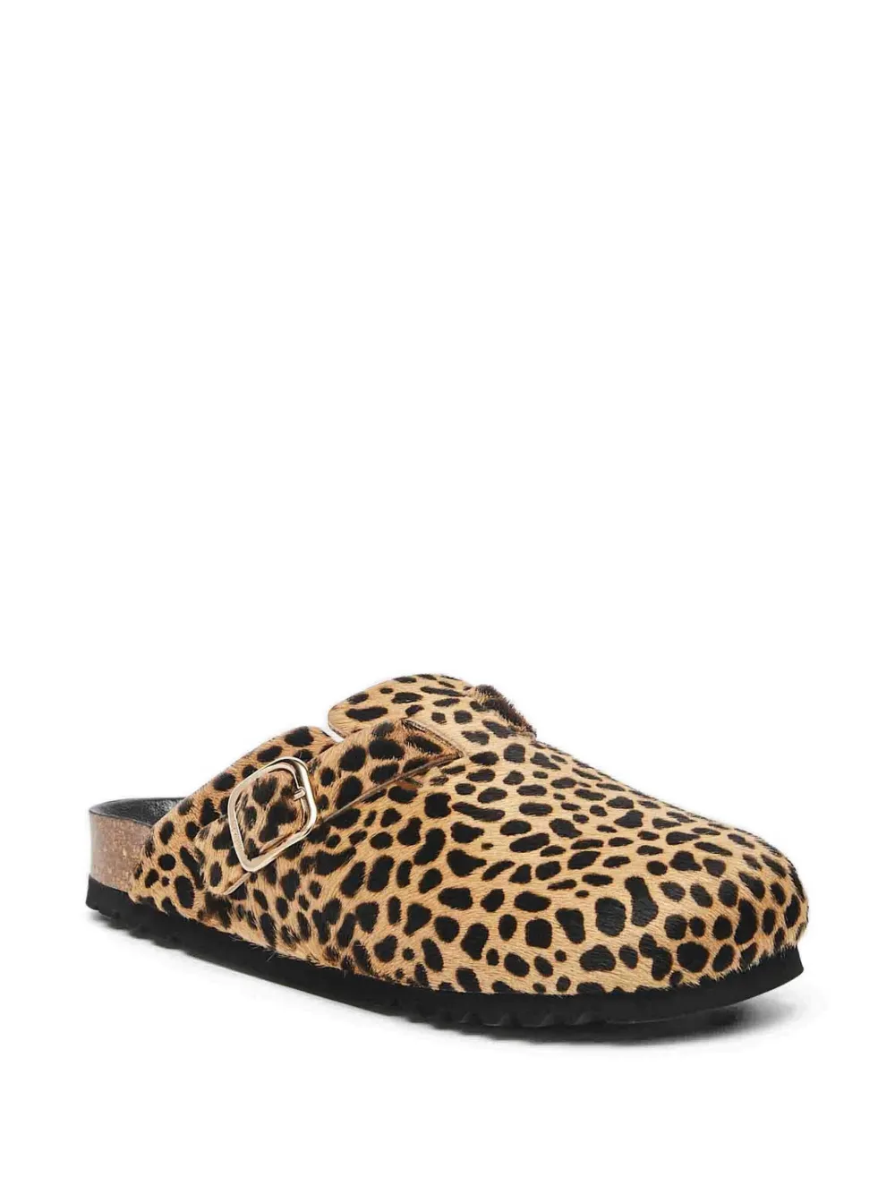  Scholl Mules Fae Con Estampado De Leopardo - Neutro 