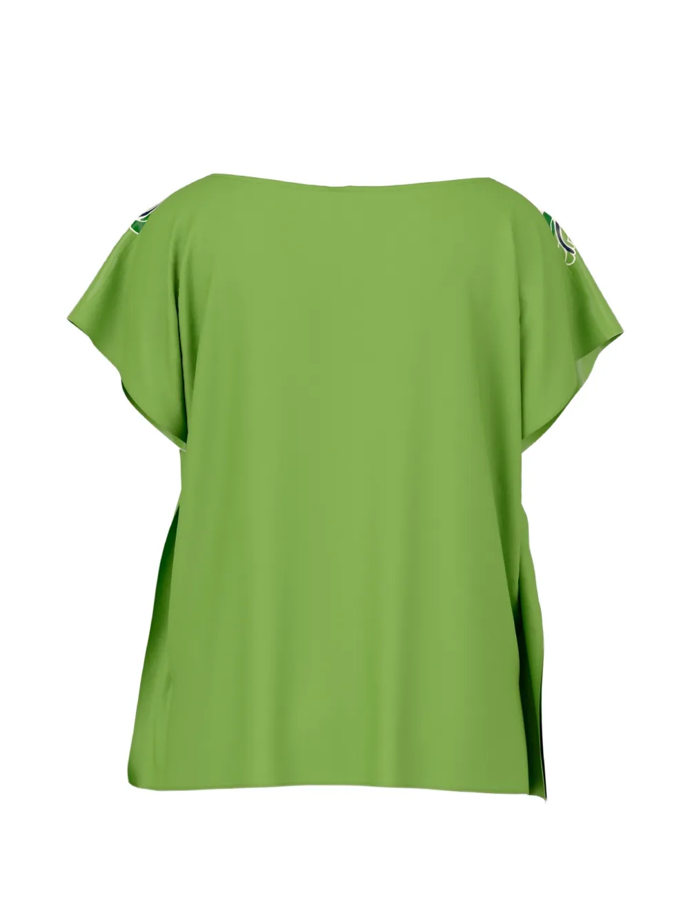 MARCCAIN Zijden blouse met bloemenprint Wit