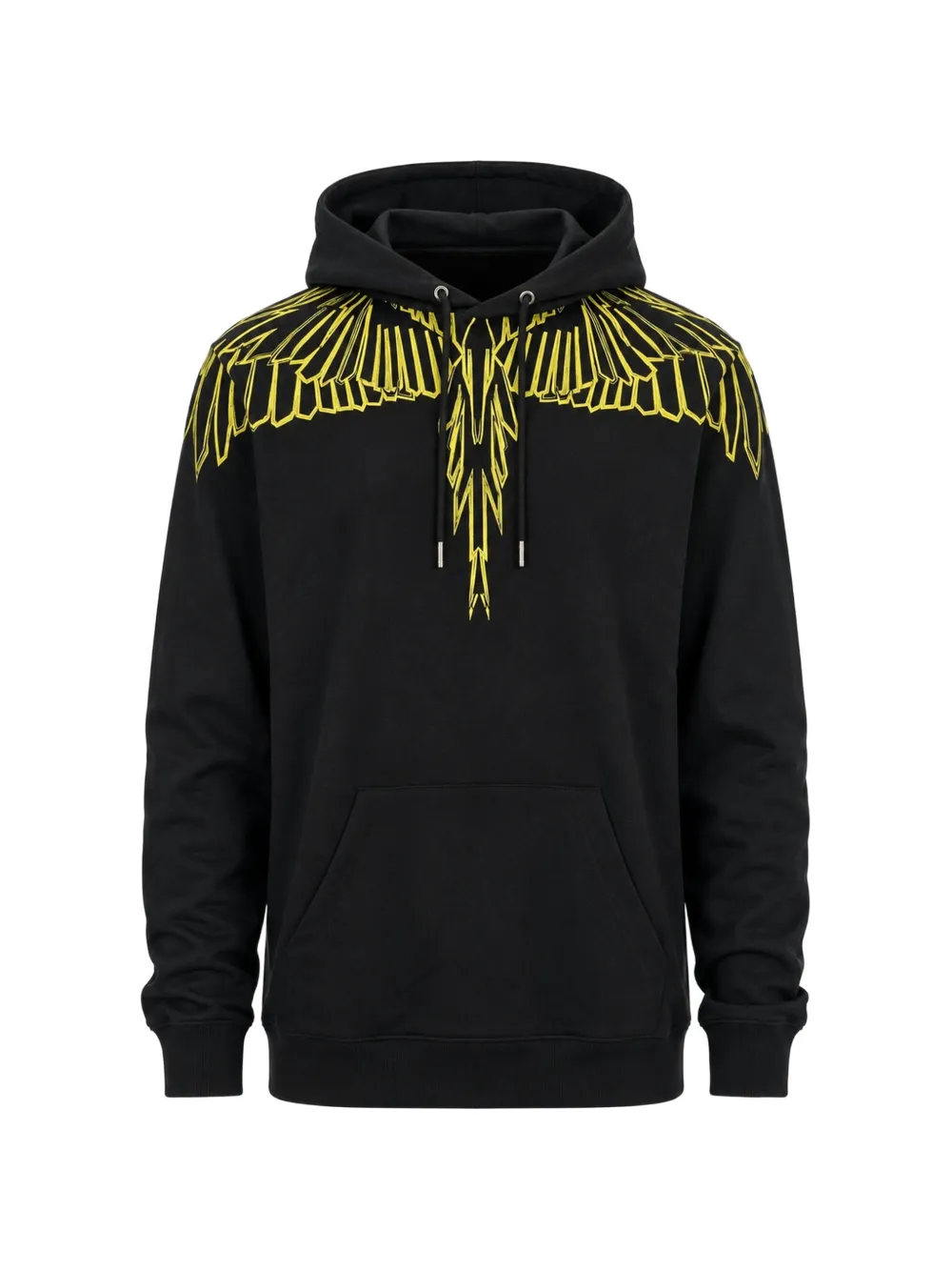 COUNTY OF MILAN wings-print hoodie - Nero