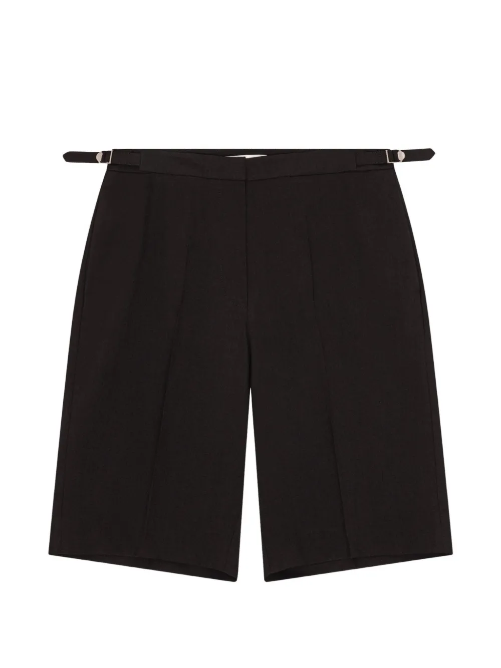 HERSKIND Joel strap-detail tailored shorts - Nero