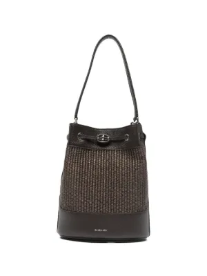 Zanellato Monda Woven Drawstring Bucket Bag | Brown | FARFETCH