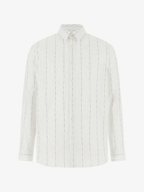 GUESS USA striped logo-print shirt