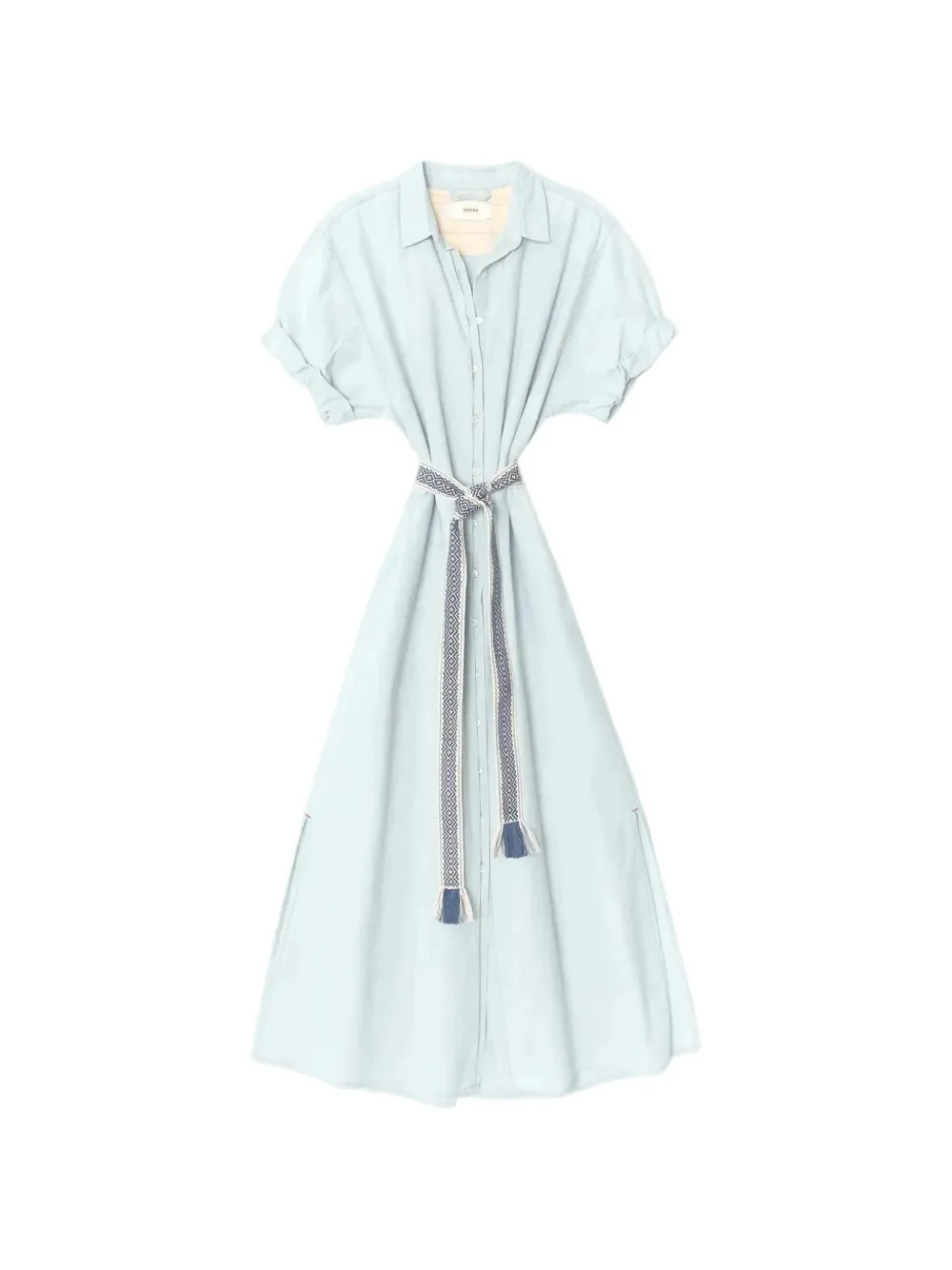 Xirena Linnet belted shirt dress - AIR BLUE