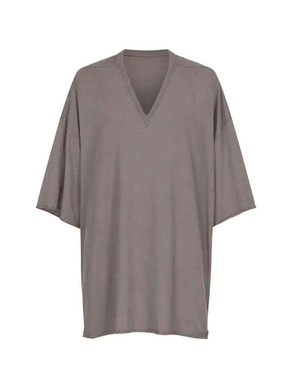 Rick Owens V TOMMY T raw-cut T-shirt - Grau
