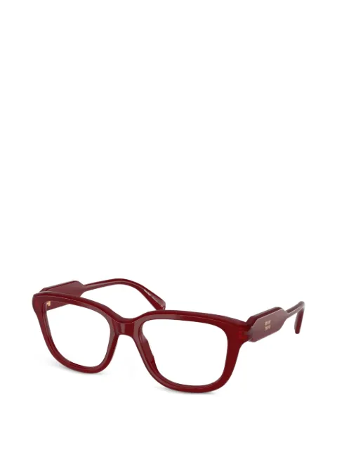 Miu Miu Eyewear square-frame logo-detail glasses