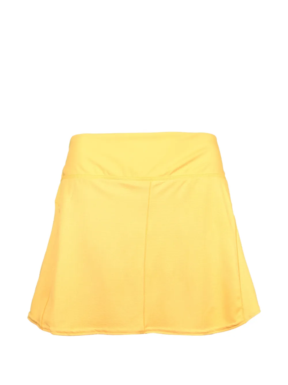 adidas logo-detail elasticated-waistband mini skort - Giallo